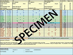 DNA Test - Positive Results Report